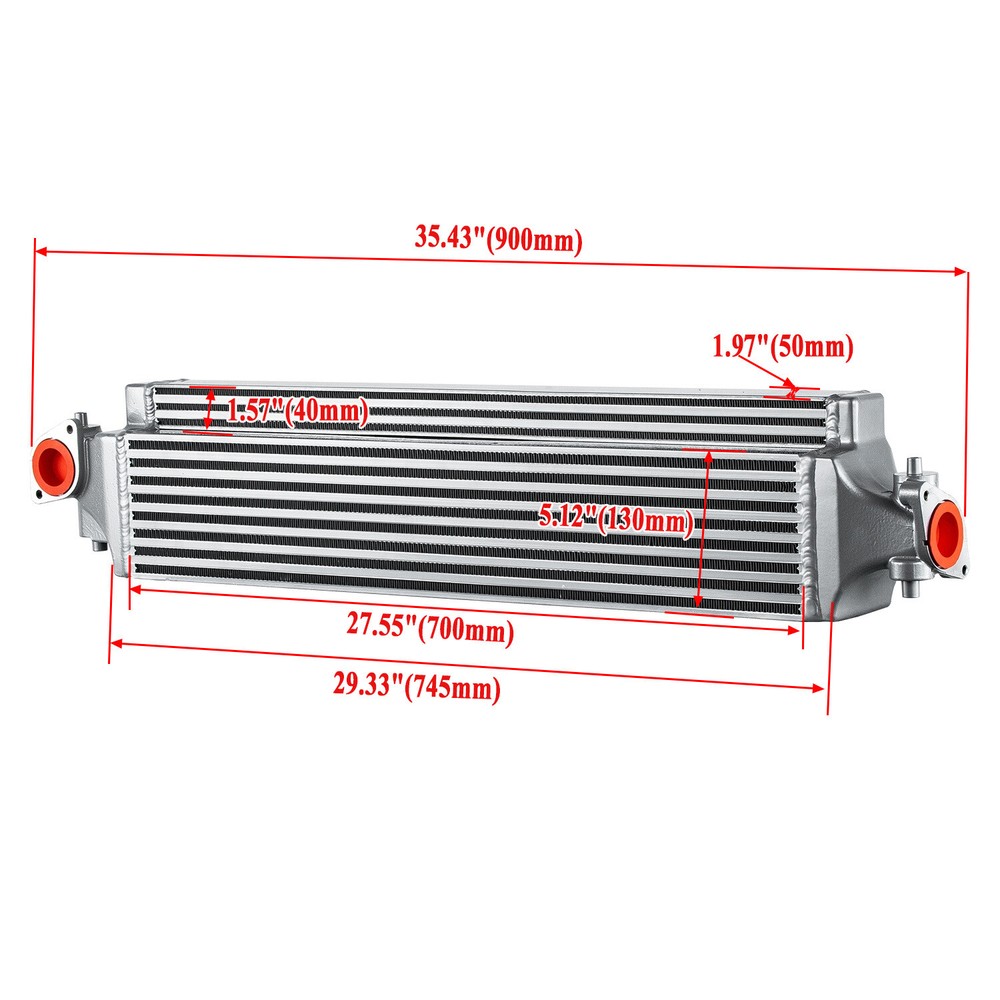 2016-2017 Honda Civic 1.5L Bolt-On Aluminum Front Mount Turbo Intercooler