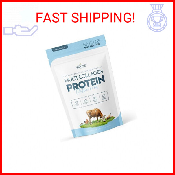 Collagen Protein Multi Powder Hydrolyzed II III V Grass XTYPE Types Peptides 8ou