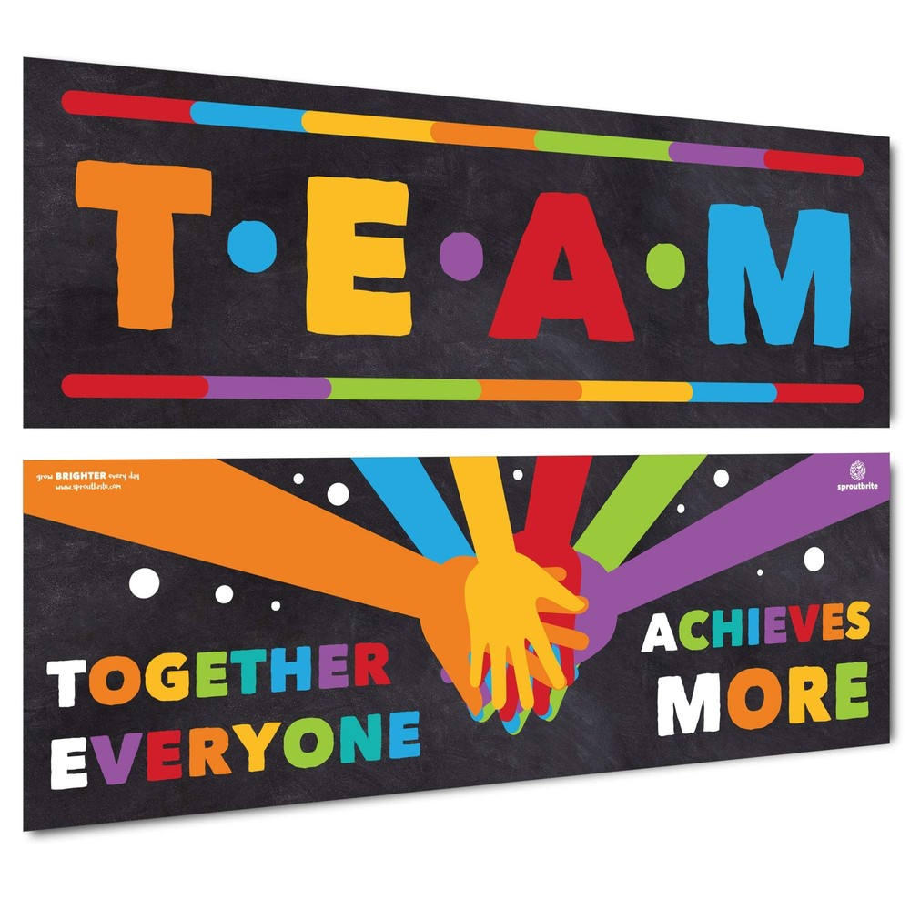 Classroom Decorations - Banner Posters for Teachers - Team Bulletin Board and...