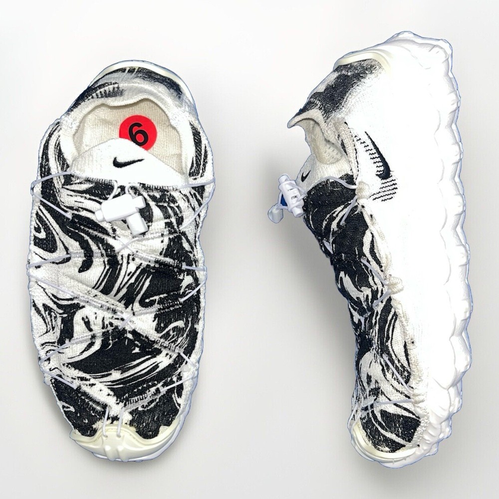 Nike ISPA MindBody Mens 6/Womens 8 FlyKnit Shoes Summit White/Black DH7546-10