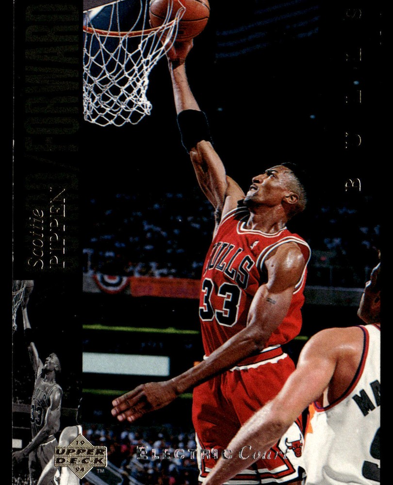 1993-94 Upper Deck Electric Court Scottie Pippen #1 Bulls Basketball Card