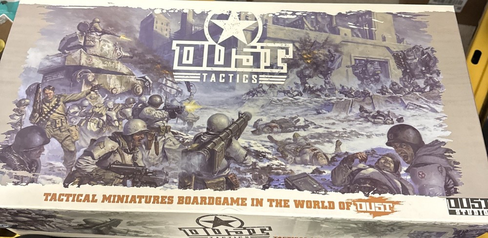 Dust Tactics (1st Ed) Tactical Miniature Boardgame: Fantasy Flight Games (Used)