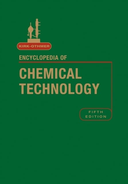 Encyclopedia of Chemical Technology 5e V 1 Kirk–Othmer Hardback Wiley–Blackwell