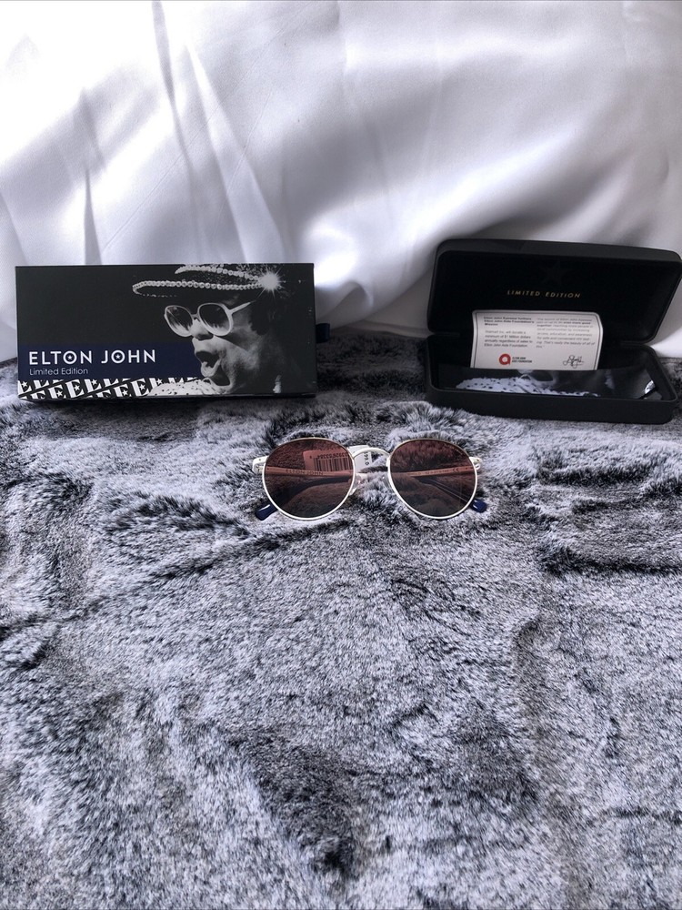 Elton John 2022 Limited Edition DODGER Sunglasses in Gold