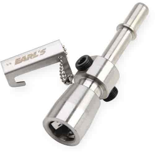 Earl's 961966 OE Fuel Line EFI Quick Connect Fitting 3/8 Female to 3/8 Male 1/8