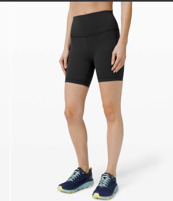 Lululemon Wunder Train High-Rise 6 Short Black Size 2 Workout Activewear