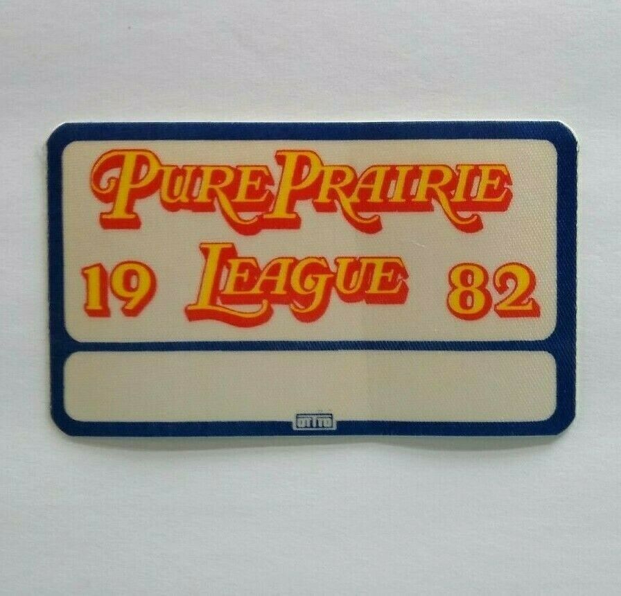 Pure Prairie League 1982 Backstage Pass Southern Blues Rock Country Concert