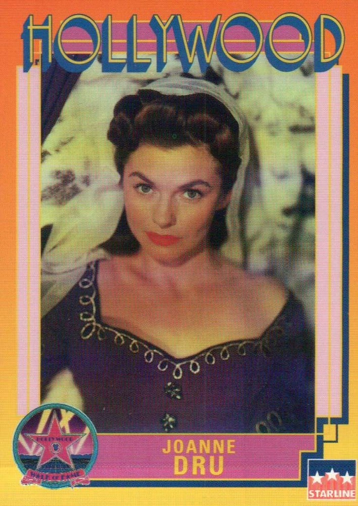 Joanne Dru, Actress, Hollywood Star, Walk of Fame Trading Card --- NOT Postcard