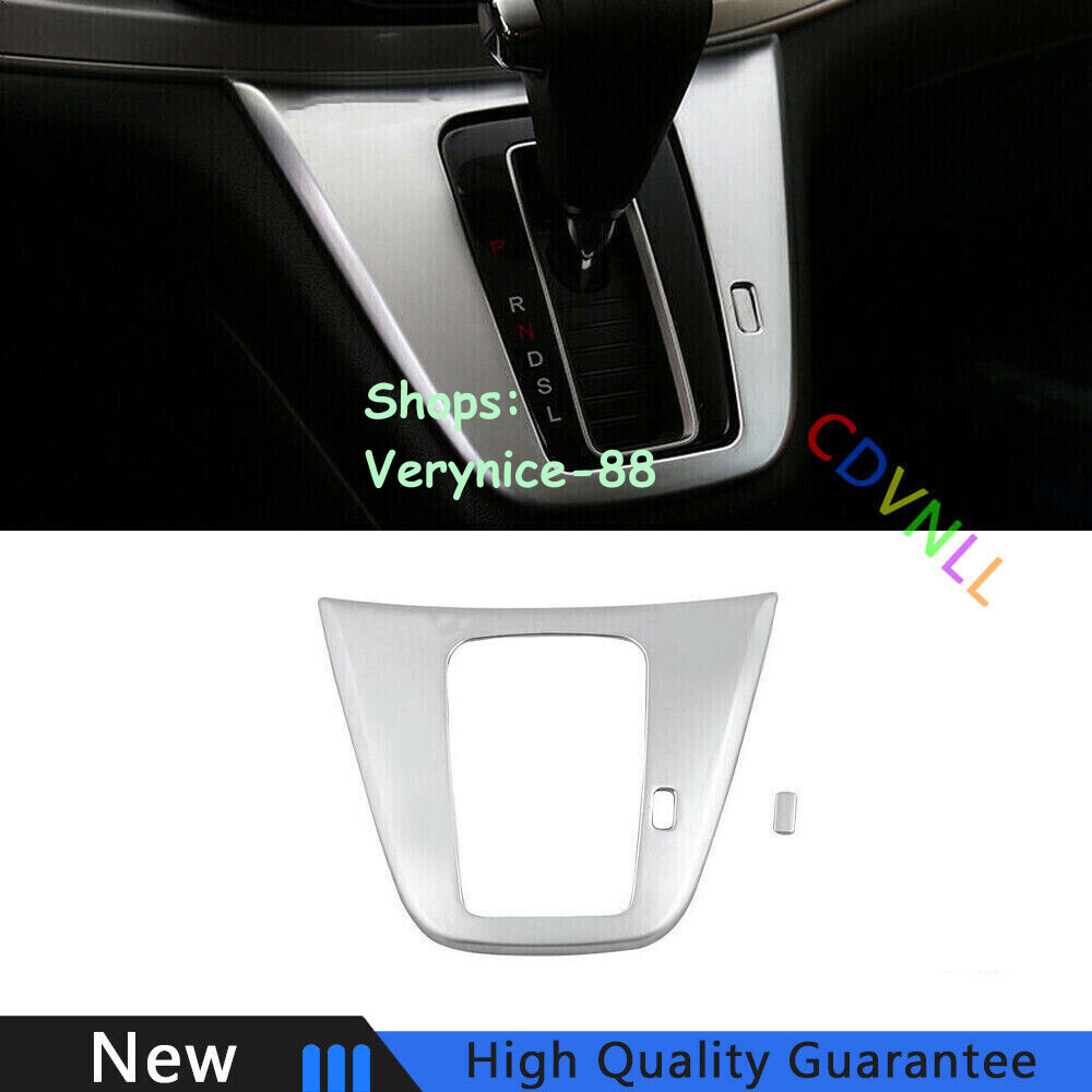 For Honda CRV CR-V 2012-2016 Matte Silver Central Console Gear Shift Cover Trim