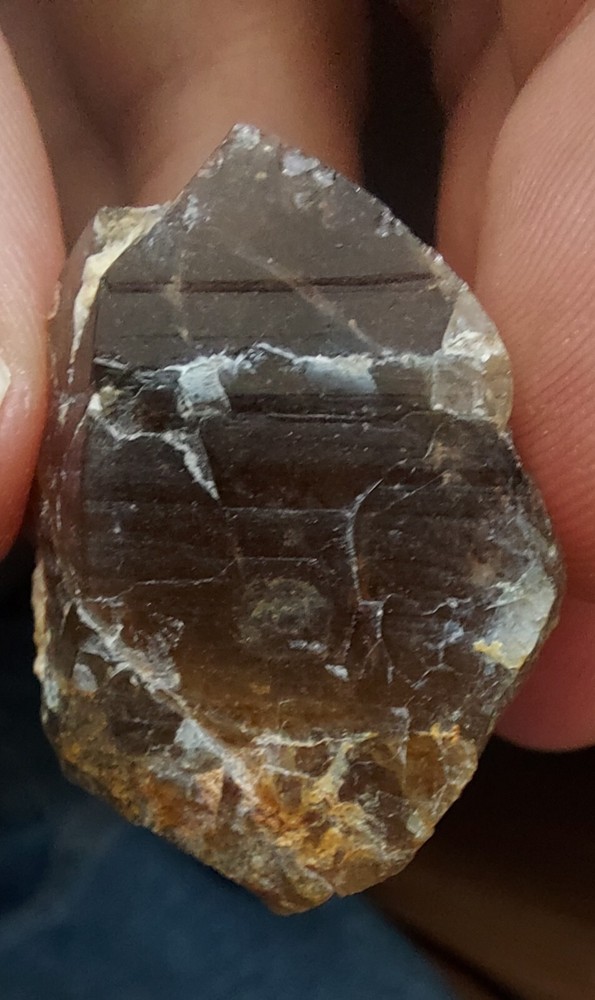 138Ct Natural Rough Australian Smokey Black  Beryl Gem Cluster mineral specimen