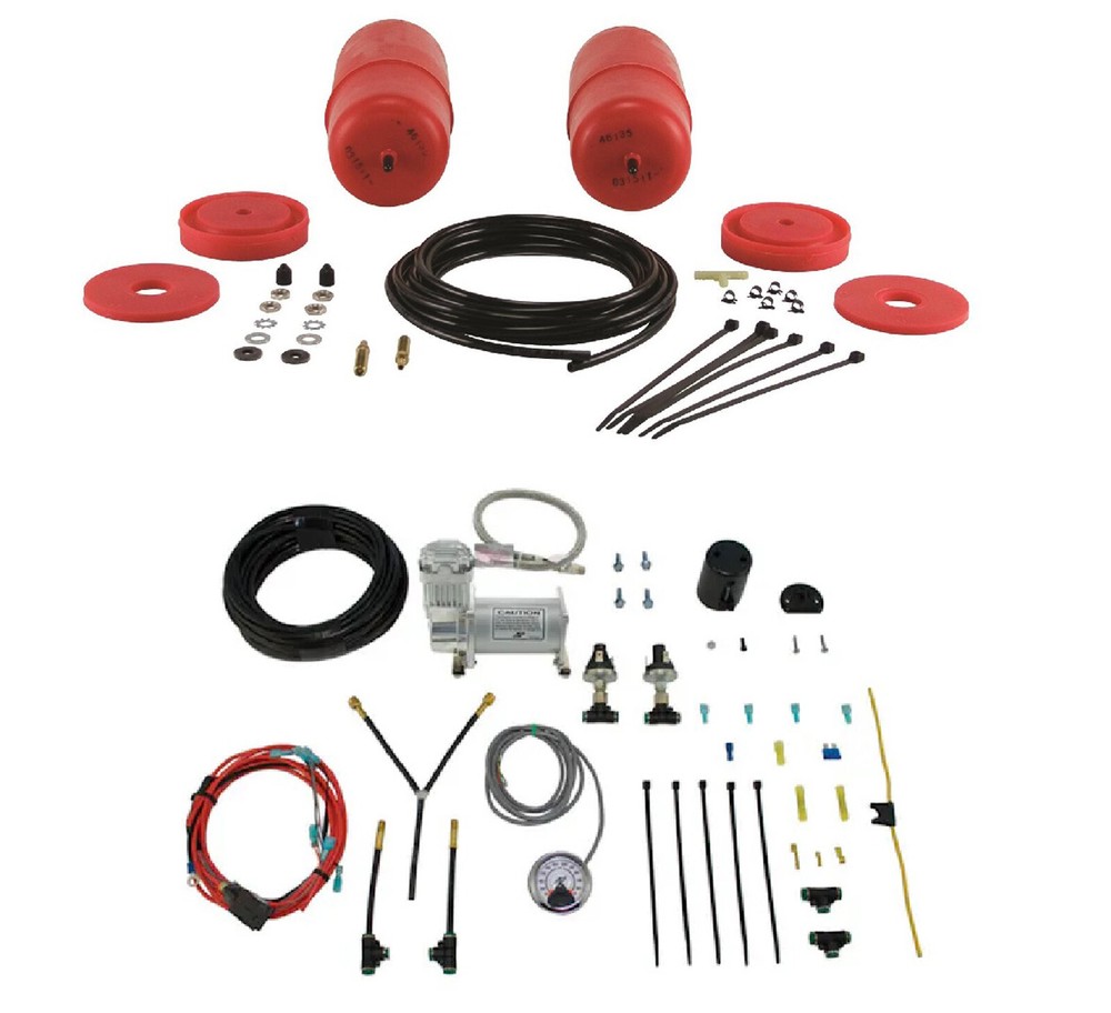 Air Lift 1000 Helper Leveling Air Spring & Compressor Kit for 3.5