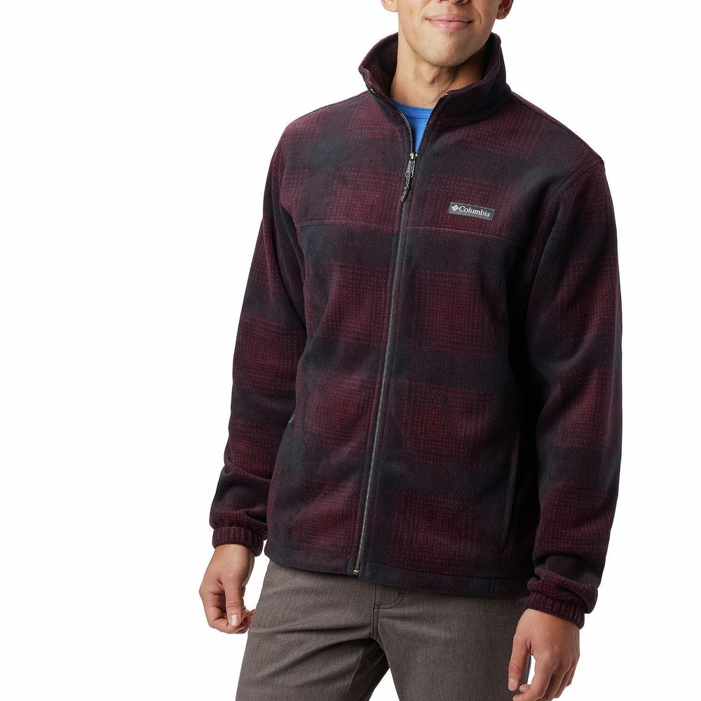 Men's Columbia Steens Mountain Printed Fleece Jacket Size S