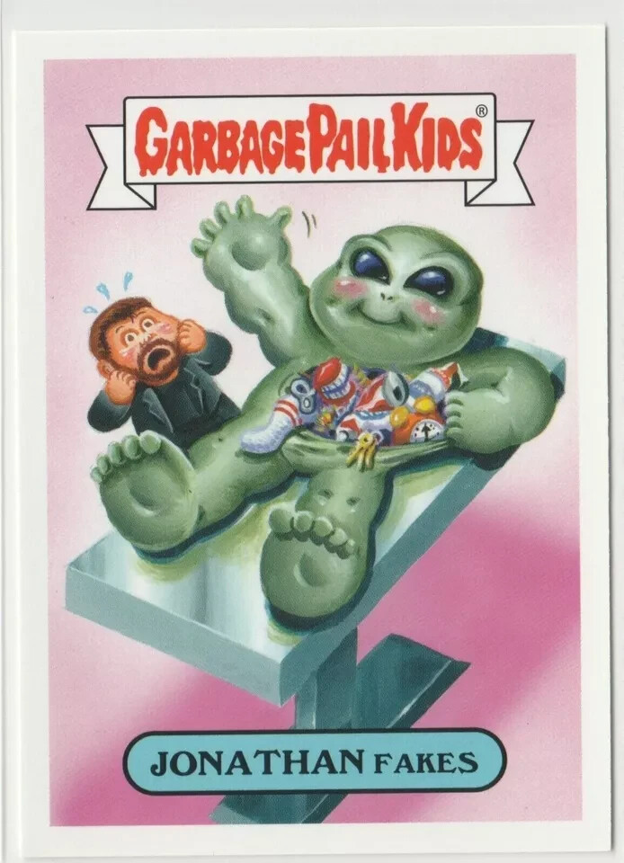 Jonathan Fakes #15b Garbage Pail Kids GPK 2019 We Hate the 90s Series