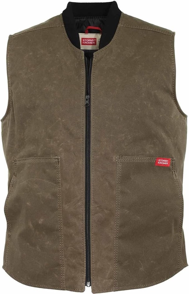 Stormy Kromer Men’s Crew Vest, Dark Oak, Large
