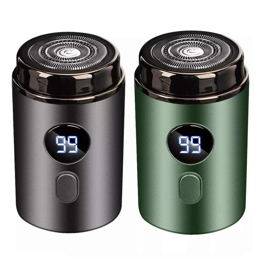 Mini-Shave Electric Razor For Men USB Rechargeable Portable With Digital Display