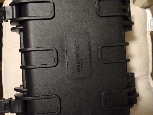 Amazon Basics Waterproof Shockproof Hard Plastic Storage Case 12x11x6 Inches