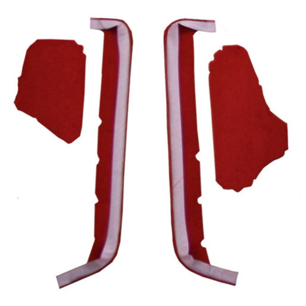 Carpet for 1990-1993 Chevrolet Corvette Door Panel Inserts Cutpile 4Pc