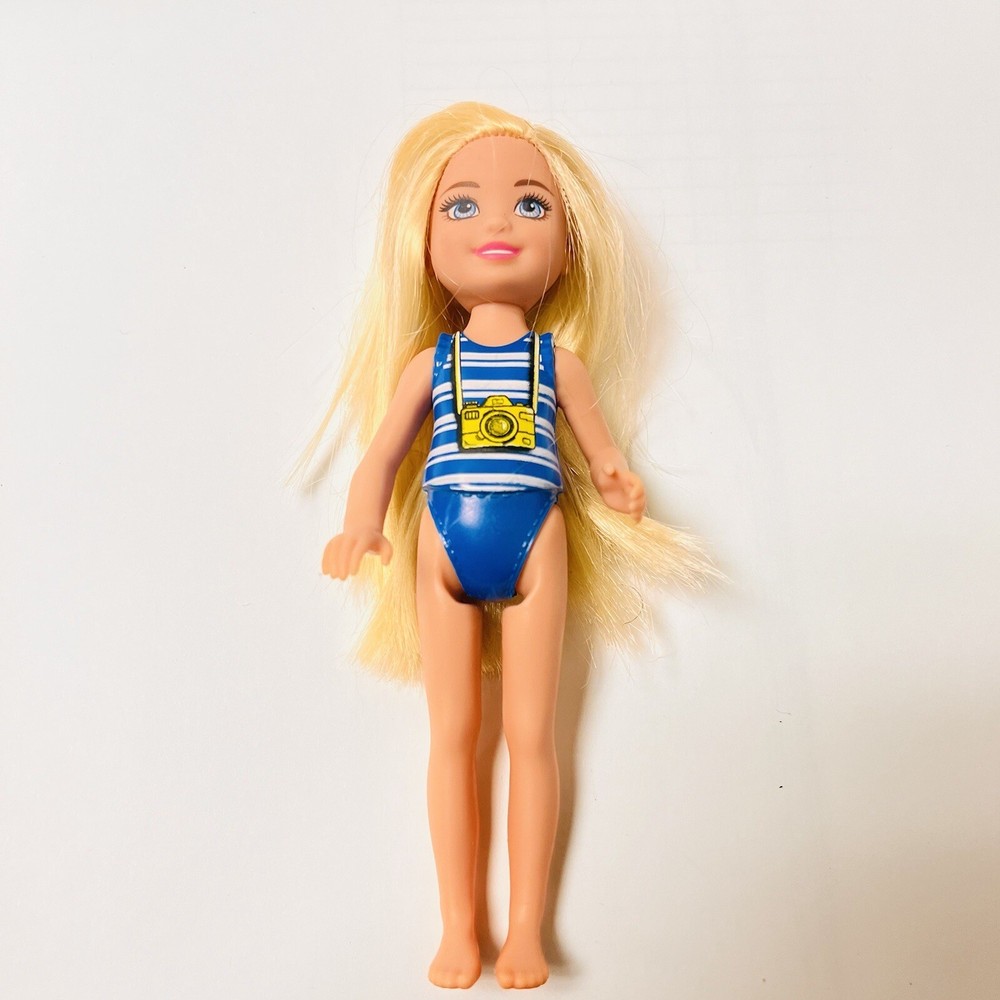 ⭐️ 2020 Barbie Chelsea’s Club Doll & Carnival Play REPLACEMENT Camera Swimsuit