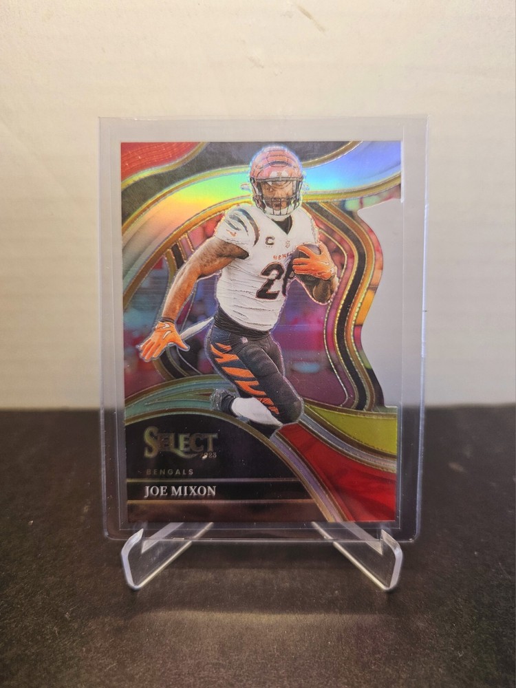 JOE MIXON 2023 Panini Select 🏈 Club Level RED YELLOW DIE-CUT # 255 🔥🔥