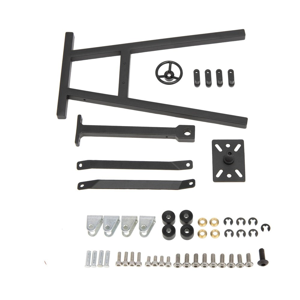 Black Aluminum Rotating Engine Stand for 1/8 1/10 RC Car Repair