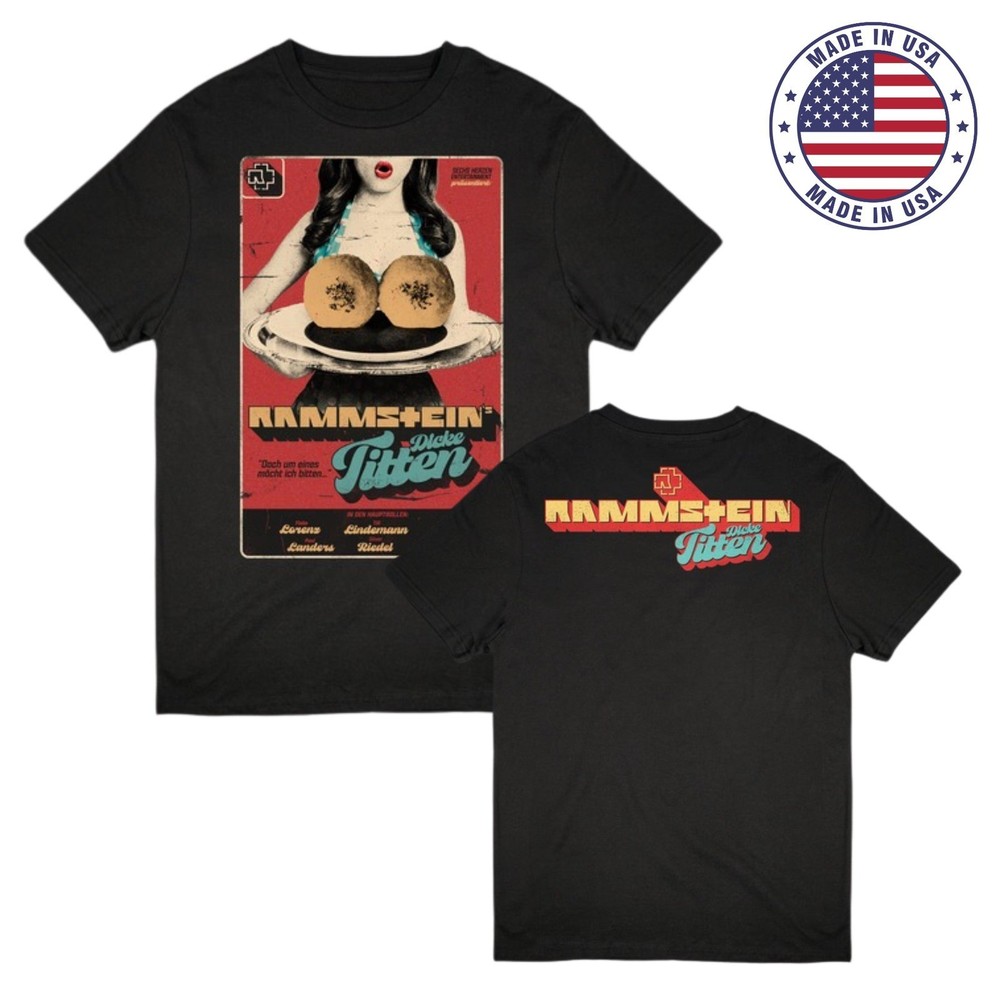 Rammstein Dicke Titten T-shirt Unisex Cotton All Sizes