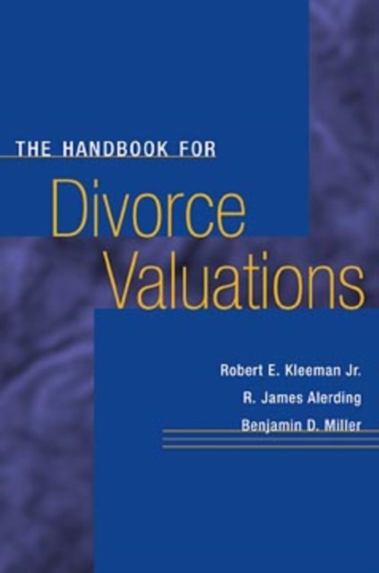 The Handbook for Divorce Valuations Kleeman Hardback John Wiley & Sons