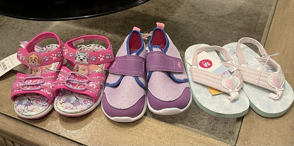 Toddler Size 8 Summer Shoes See Kai Run Cat & Jack Paw Patrol NWT Target