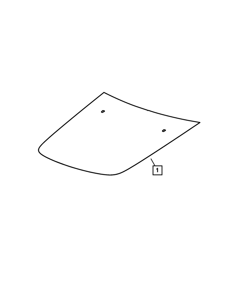 Genuine Mopar 68256671AA Hood Decal - OEM Replacement