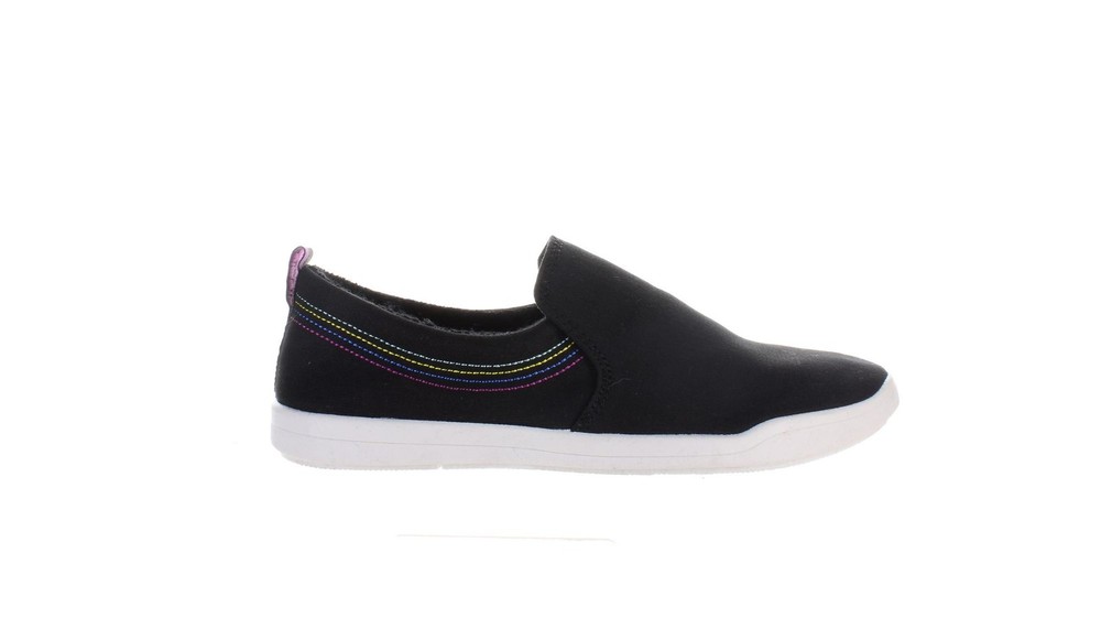 Vionic Womens Marshall Black Casual Flats Size 6.5 Comfortable Slip-On Shoes