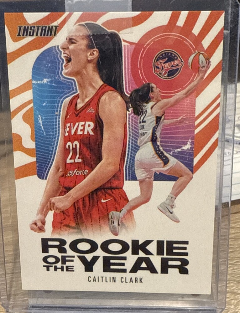 Caitlin Clark ROOKIE OF THE YEAR 2024 Panini Instant WNBA #CCROY-A  Fever