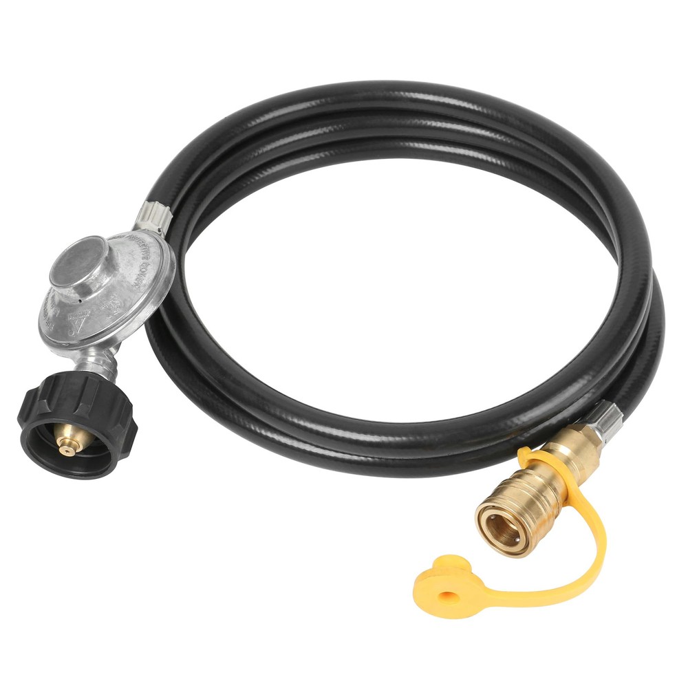 6-Feet Propane Regulator Hose for Mr. Heater Big Buddy Heater, 3/8” Quick Con...