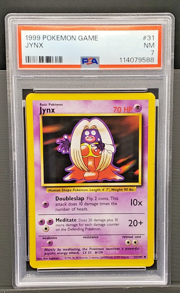 Jynx 031/102 Base Set Pokemon Card Regular Edition