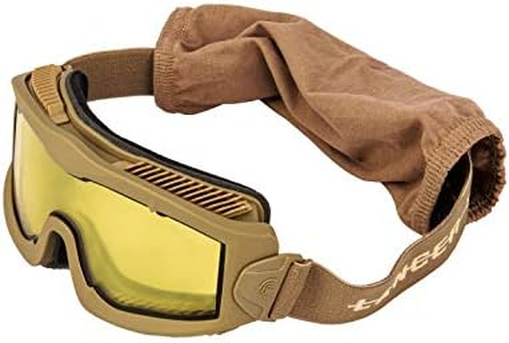 AERO Airsoft Tactical Safety Goggles -3Mm Dual Pane Lens, Anti-Fog Glasses for H