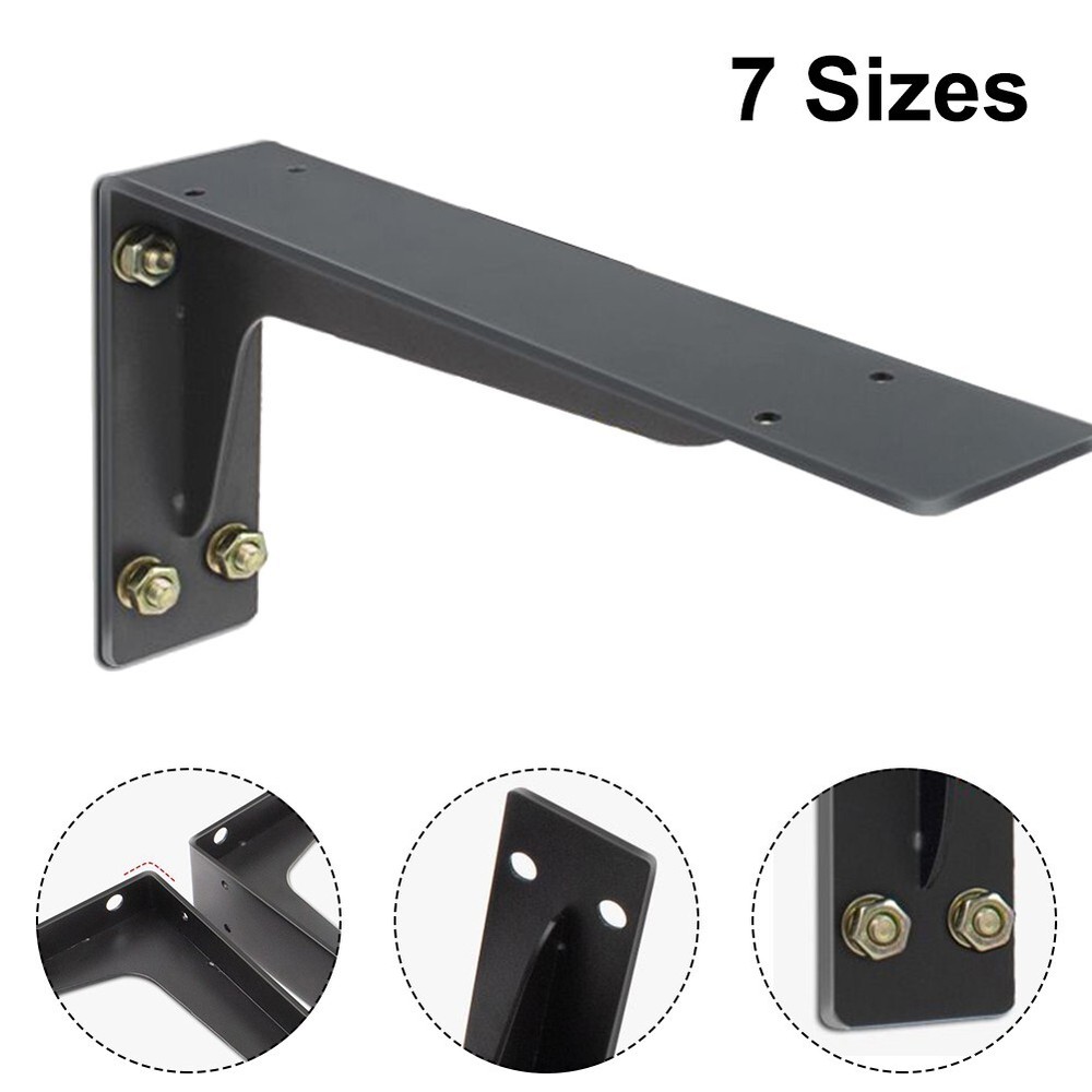 Heavy Duty Metal Floating Triangle Shelf Bracket for Large Shelves  