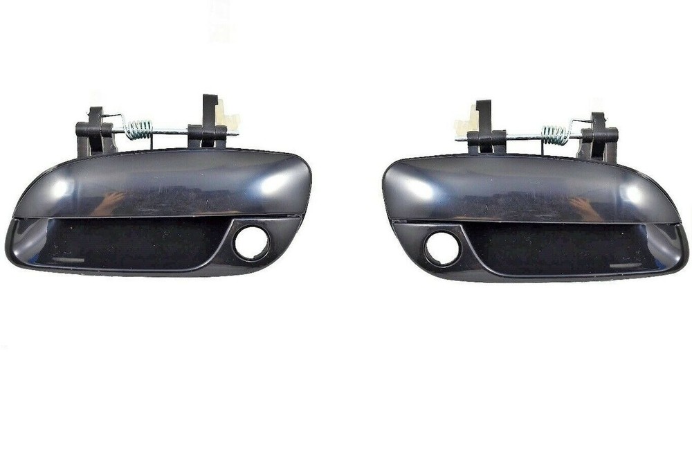 fits 2001 to 2006 Elantra Exterior Door Handle Front Left and Right Black