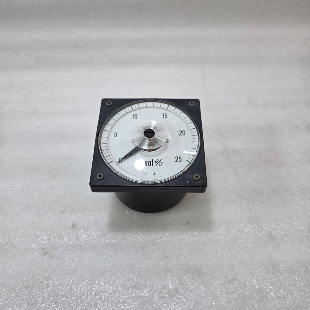 TSURUGA ELECTRIC TMW-4B O₂ ANALYZER METER 0–25% OXYGEN PANEL MOUNT 4–20MA