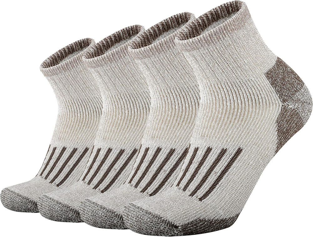 Merino Wool Low Cut Quarter Socks for Men Outdoor Trail Running Hiking Hiker All