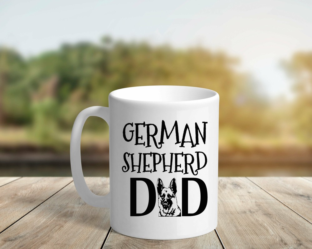 German Shepherd Dad Coffee Mug Perfect Gift for Dog Lovers