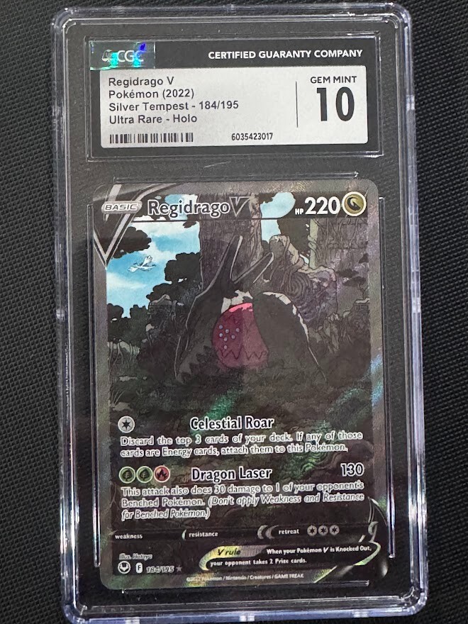 Regidrago V (Alternate Full Art) 184/195 Swsh12: Sword & Shield - Silver Tempest Holo