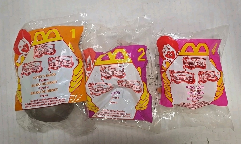 1997 McDonald's/Walt Disney The Jungle Book - Lot of 3 (see Description)