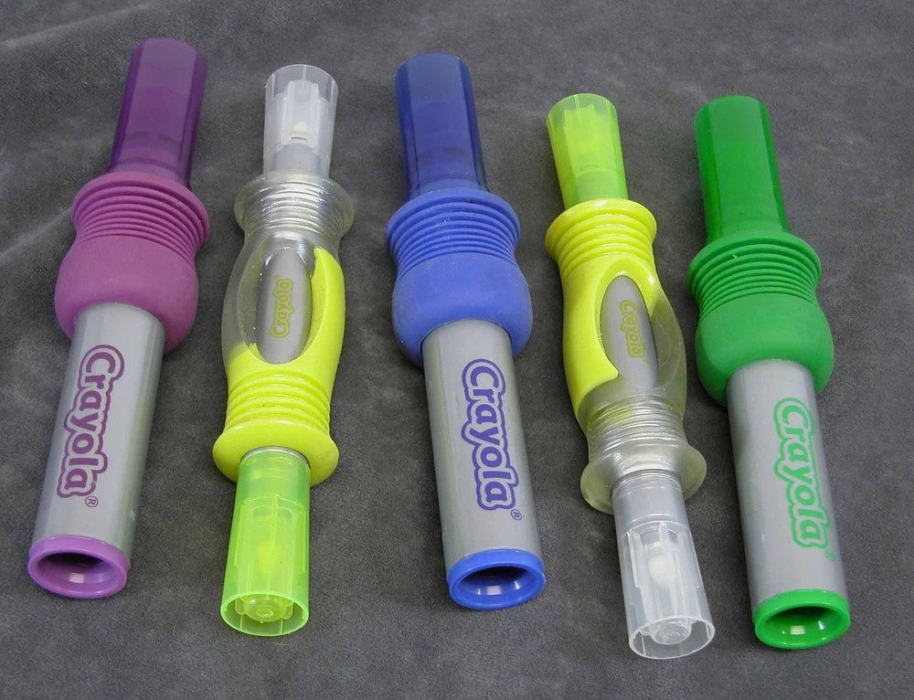 Vintage Crayola Poster & Highlighter Markers