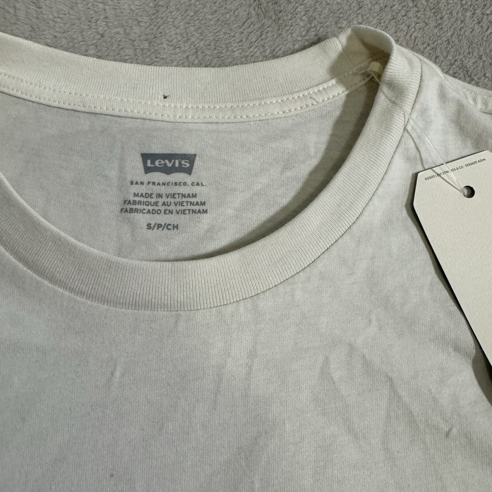 Levis Stick Together New T Shirt Small White