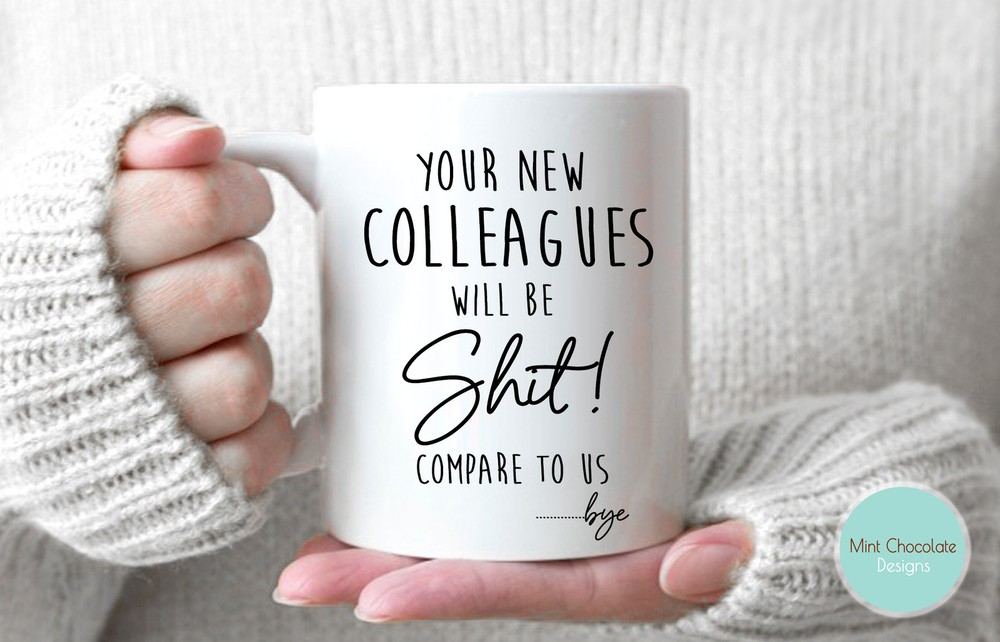 Your New Colleagues... Work Leaving Gift New Job Colleague Gift Funny Coworker