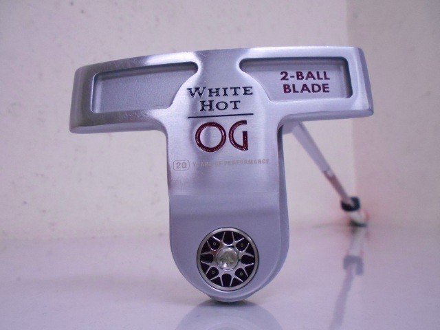 Odyssey White Hot OG 2 Ball Blade Putter 34 3 Steel Carbon Tour Lined Strokelab