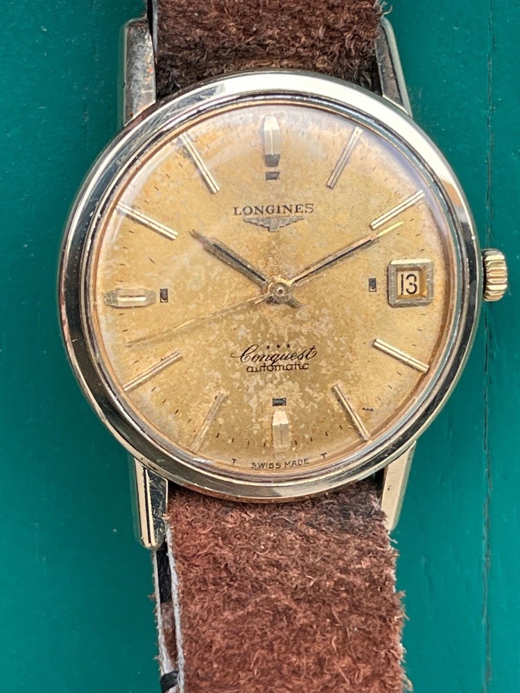 Vintage Longines Conquest Automatic Mens Watch Caliber 291