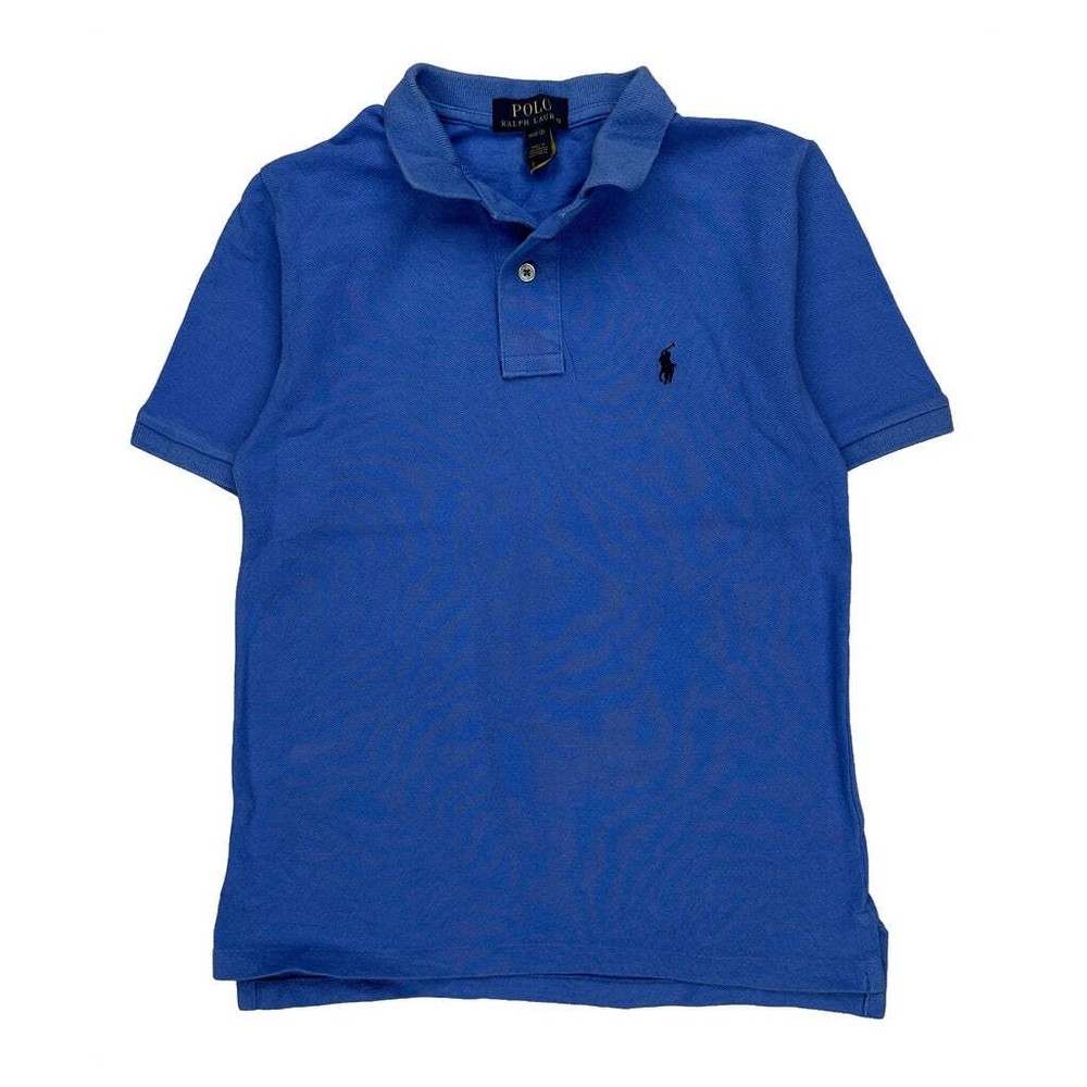 Age 10-12 Polo By Ralph Lauren Polo Shirt - Medium Blue Cotton