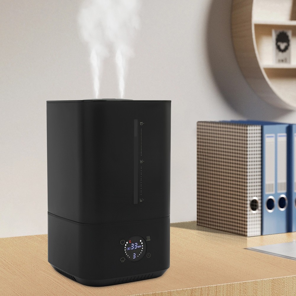 6L/202.91oz Mist Humidifier Machine Tabletop Hot & Cold Humidifier Free Standing