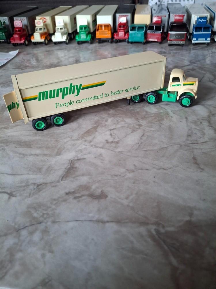 RARE 1970-80 Winross 1/64 diecast Murphy semi truck white cream vintage collectible