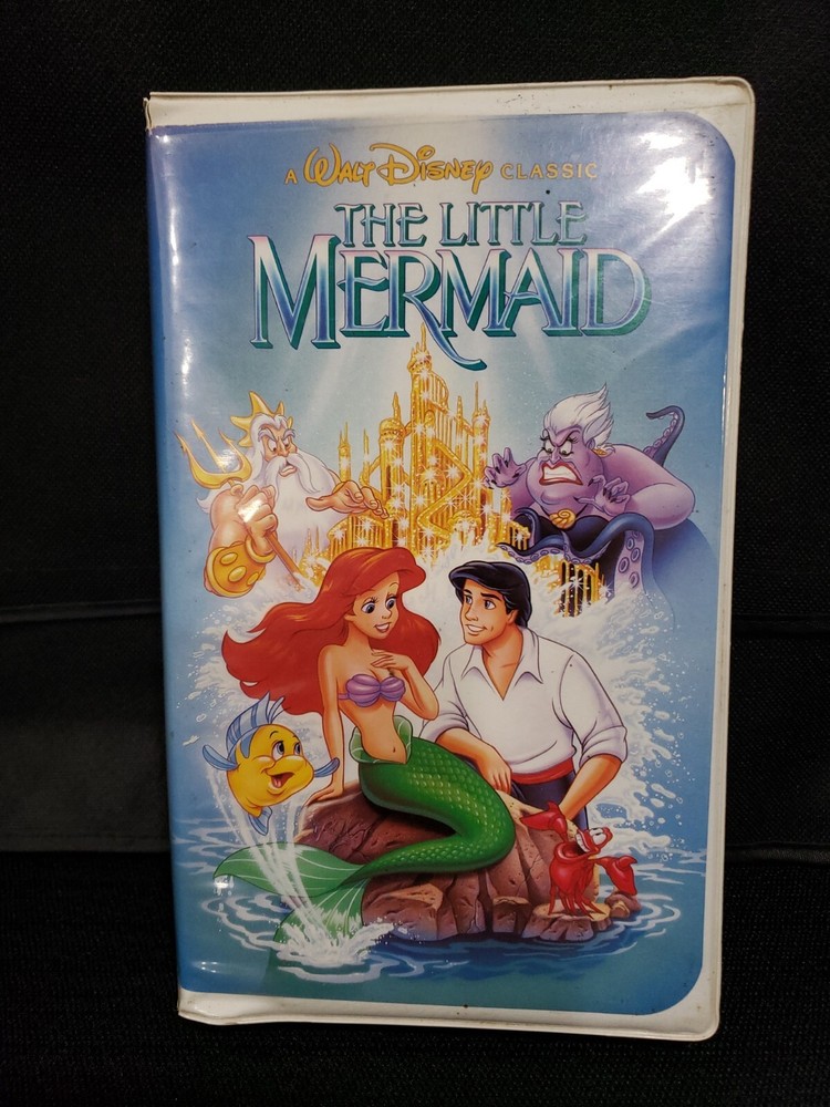 Disney's The Little Mermaid With Banned Cover Art Rare Black Diamond Edition