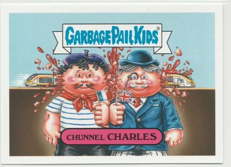 Chunnel Charles #6b Garbage Pail Kids GPK 2019 We Hate the 90s Card